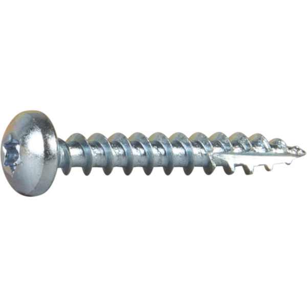 Treskrue ESSVE 127119 3,5 mm Ø, TX10, helgjenget, FZB, 200-pakning 25 mm