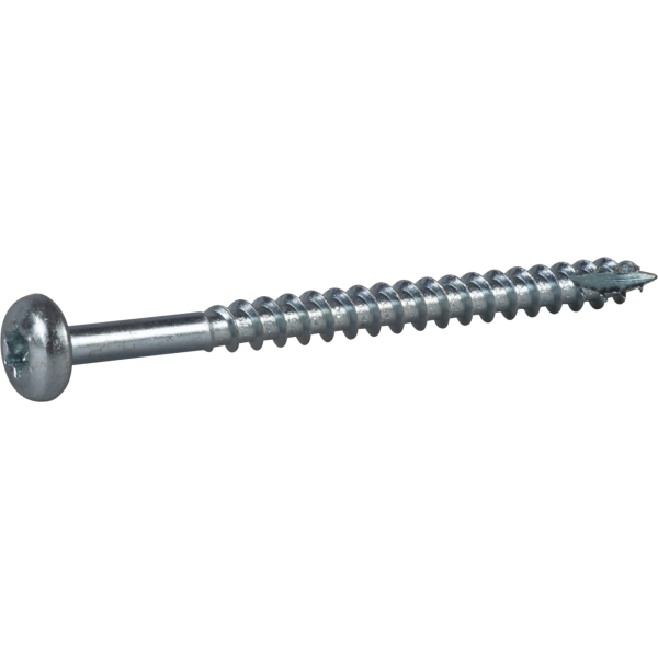 Treskrue ESSVE 127199 6 mm Ø, TX30, helgjenget, FZB 80 mm, 100-pakning