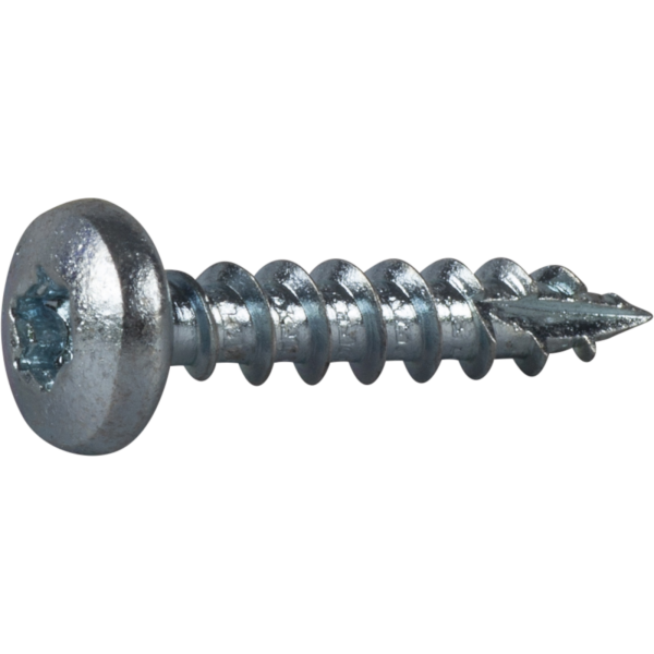 Treskrue ESSVE 127185 6 mm Ø, TX30, helgjenget, FZB 30 mm, 200-pakning