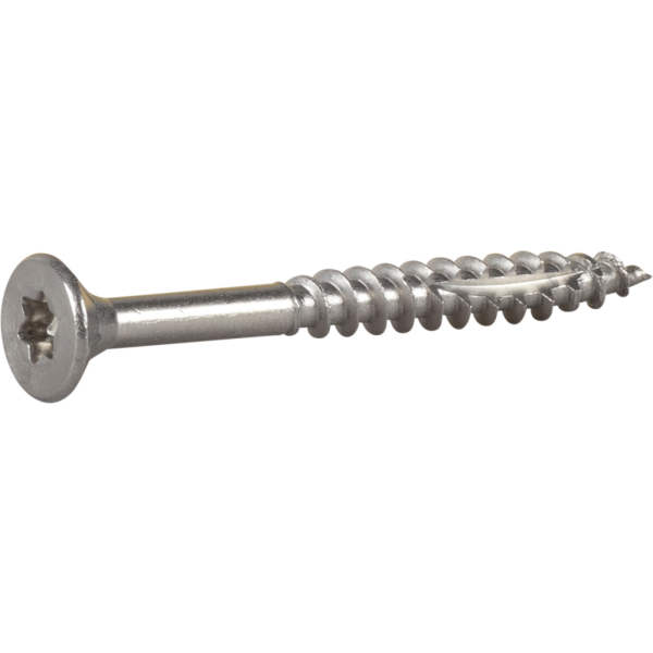 Træskrue ESSVE ESSDRIVE 5 mm Ø, forsænket, A2 Rustfritt stål A2 5 mm 50 mm 20 st