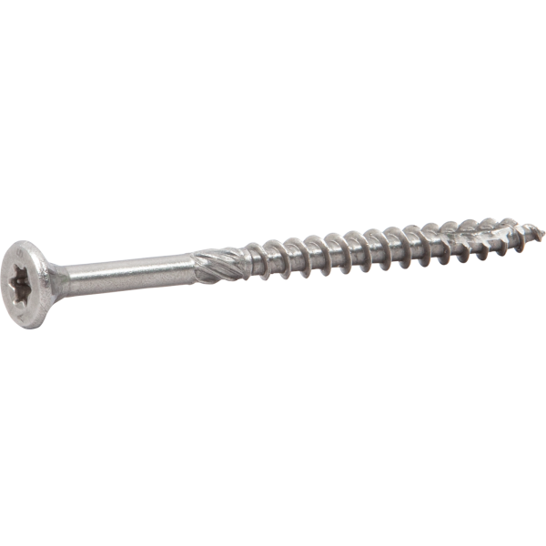 Træskrue ESSVE ESSDRIVE 5 mm Ø, forsænket, rustfri, A4 Rustfritt stål A4 5 mm 60 mm 100 st