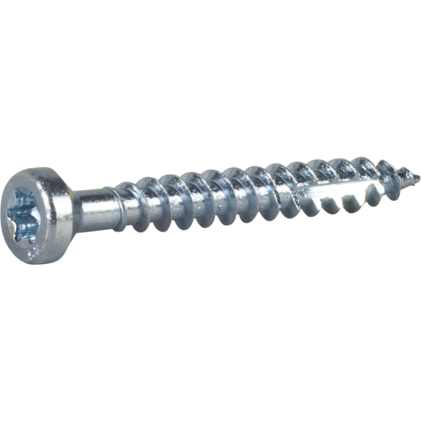 Træskrue ESSVE 511298 TX30, galvaniseret, 6 mm Ø, 8-pak 50 mm