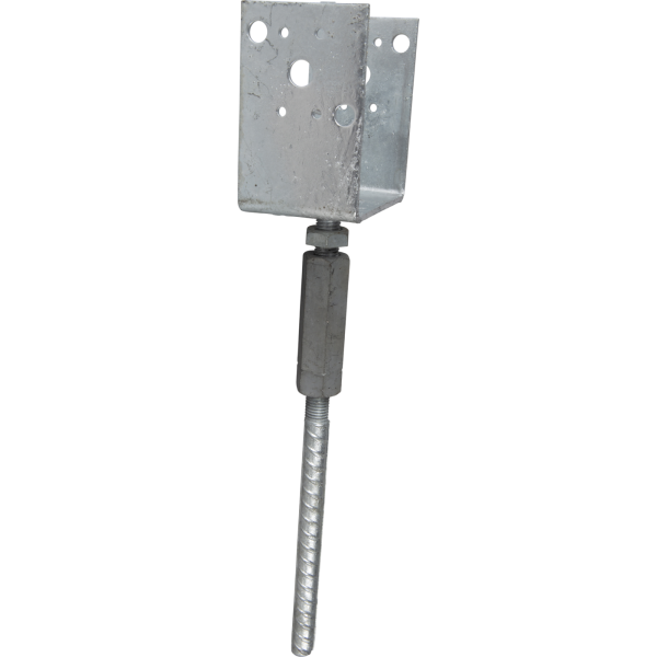 Stolpsko ESSVE 951643 4 mm, 115-165 mm, förzinkad 100 x 70 x 112,5 mm