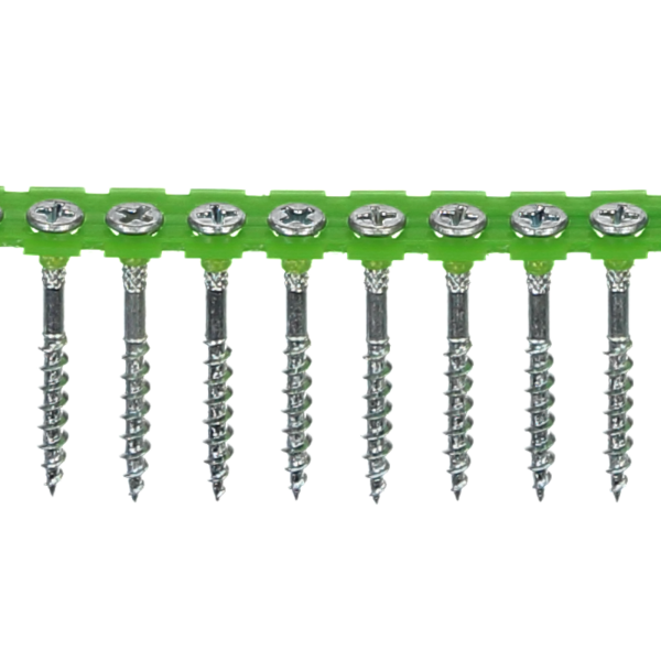 Spånpladeskrue ESSVE 542345 4,2 mm Ø, båndet, PH2, FZB, 1000-pak 42 mm