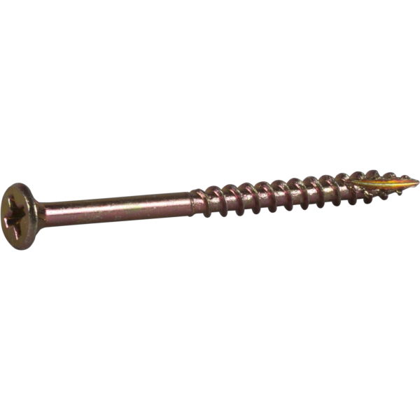 Montageskrue ESSVE 557145 3,4 mm Ø, gulkromeret, PH2 45 mm, stk 250