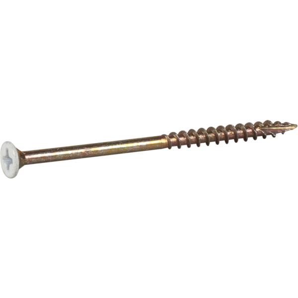 Montageskrue ESSVE 558155 3,4 mm Ø, hvidlakeret, PH2 55 mm, stk. 250