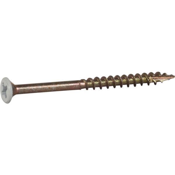 Listskruv ESSVE 558145 3,4 mm Ø, vitlackerad, PH2 45 mm, 250-pack