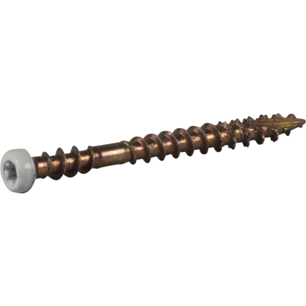 Montageskrue ESSVE 555642 3,9 mm Ø, hvidlakeret, TX10 42 mm, pakke med 400
