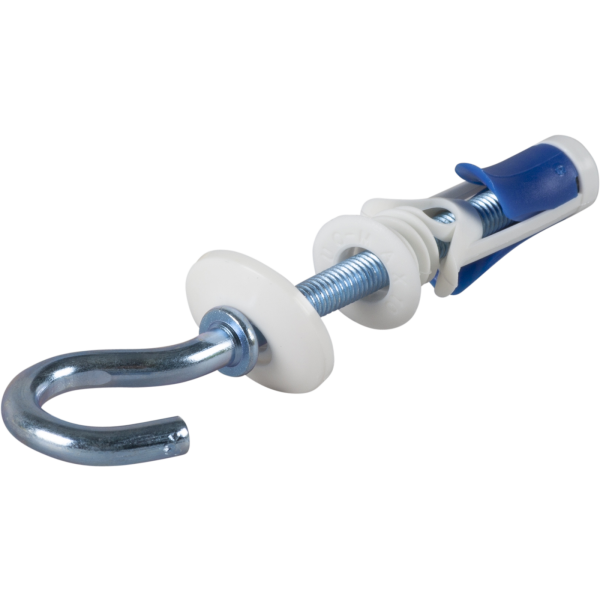 Gipsrawplugs ESSVE DUO-MAX 10K, med krog, 2-pak 