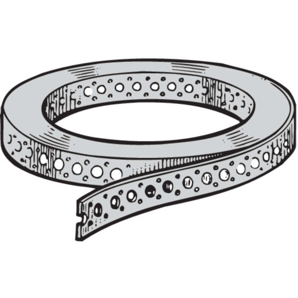 Galvaniseringsbånd ESSVE 396660839 forsinket, 20 MY 25x1,2 mm, 25 m