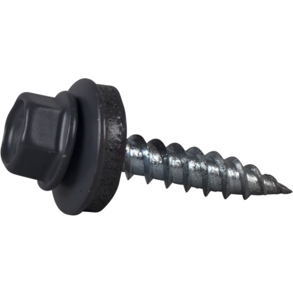 Kateruuvi ESSVE 64211 4,8x25 mm, terävä kärki, 250 kpl RR23 W (tummanharmaa)