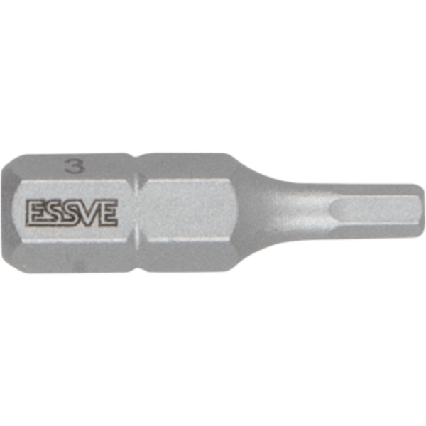 Bits ESSVE 9980234 unbrako 25 mm, 3-pakning Ø 3 mm