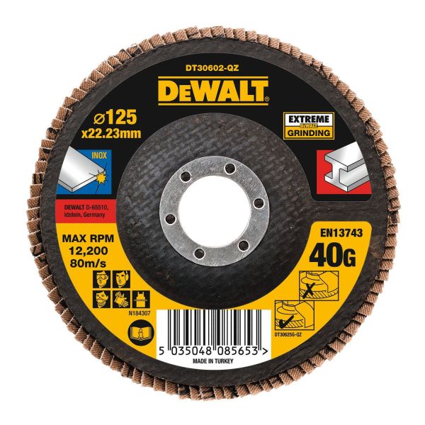 Lamelslibeskive Dewalt DT30602-QZ 40G 40G