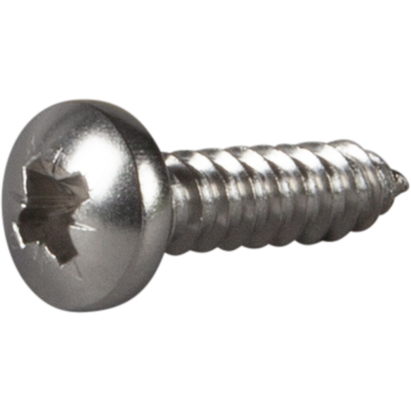 Pladeskrue ESSVE 550102 A4, rundt hoved 4,8 x 19mm, pakke med 10