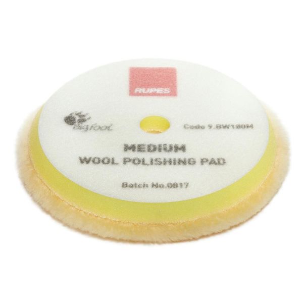 Poleringsrondell RUPES 9.BW180M medium, for oscillerende bevegelse 150 mm