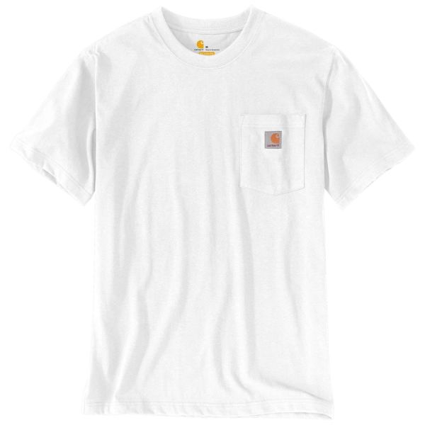 T-paita Carhartt 103296100-L valkoinen Valkoinen L