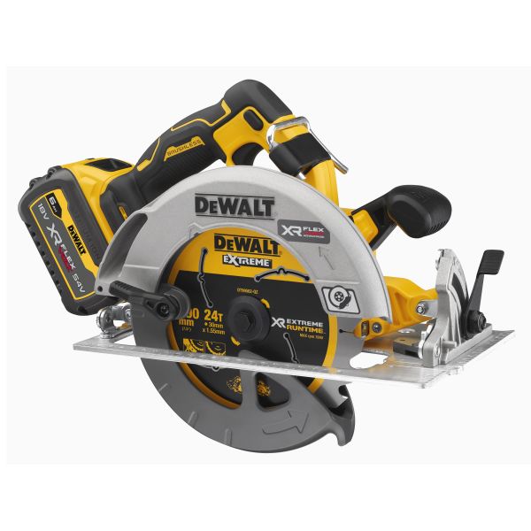 Rundsav Dewalt DCS573T1-QW med batteri og oplader 