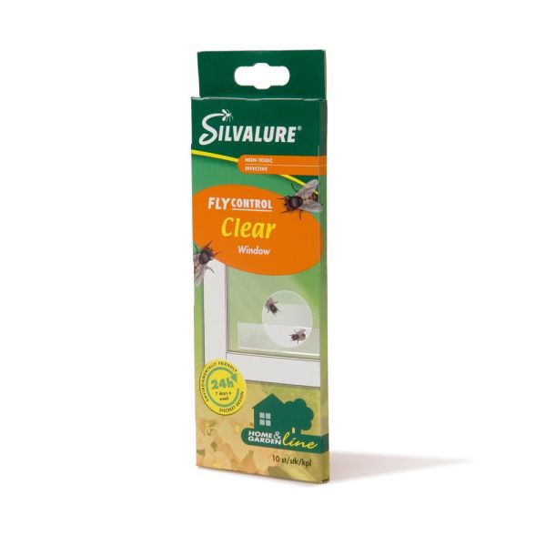 Flugfälla Silvalure Window Clear 10-pack 
