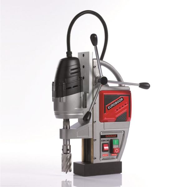 Magnetboremaskine Euroboor EBM.360 med batteri og oplader 