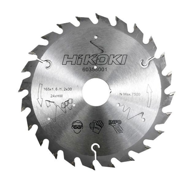 Sågklinga HiKOKI 60355001 165x30 mm, 24T 