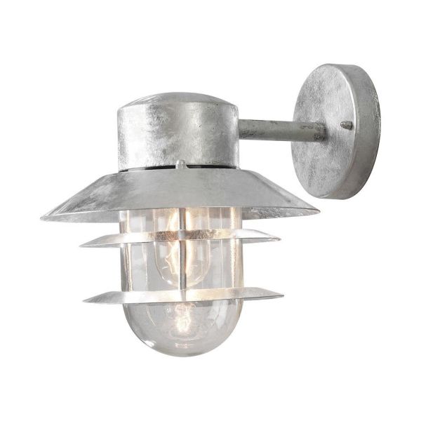 Væglampe Konstsmide Modena 7303 ned, E27 Galvaniseret
