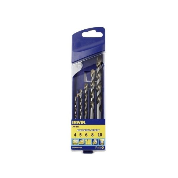 Spiralborsæt Irwin CORDLESS 10501938 universal, 5 stk., 4-10 mm 