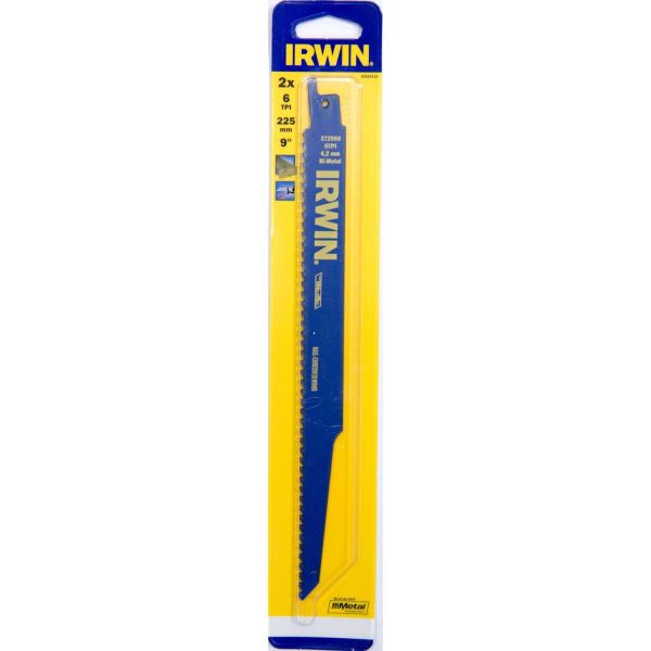 Bajonetsavklinger Irwin 10506430 225 mm, 6 TPI, 2-pak 
