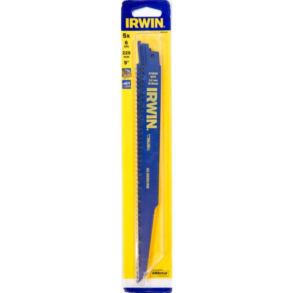 Bajonetsavklinger Irwin 10504158 225 mm, 6 TPI, 5-pak 