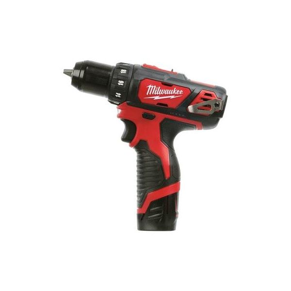 Skruemaskine Milwaukee M12 BDD-201C med batteri og oplader 