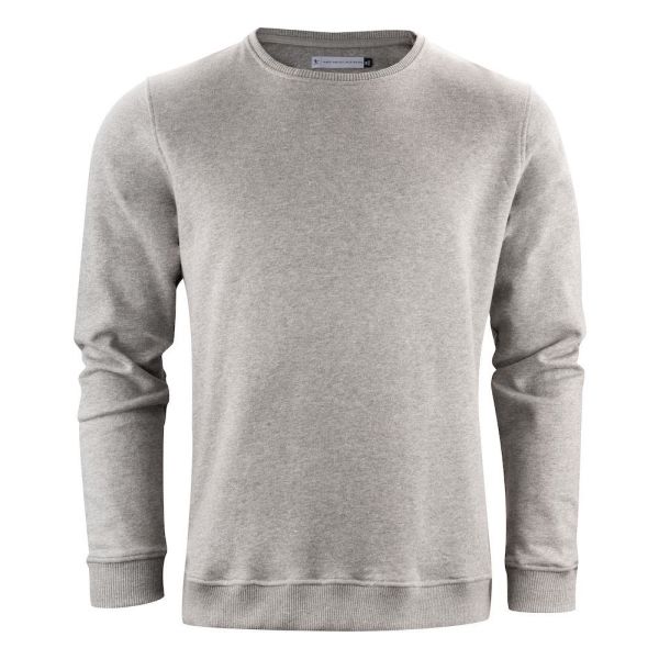 Sweater James Harvest Alder Heights Grå flettet Gråbroget S