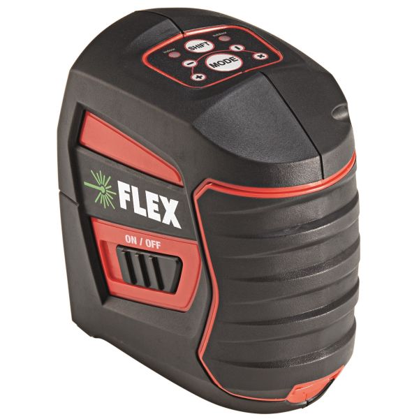 Krysslaser Flex ALC2/1-G/R grønn, med lader 