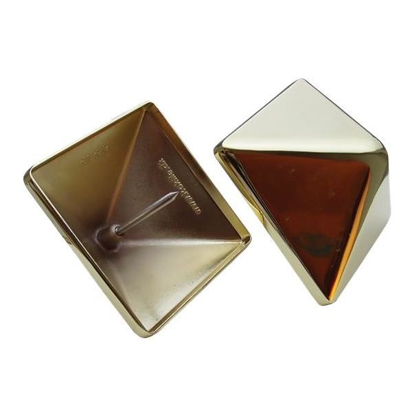 Mässingtopp Kokille PYRA 78 2-pack 42,5x78x78 mm