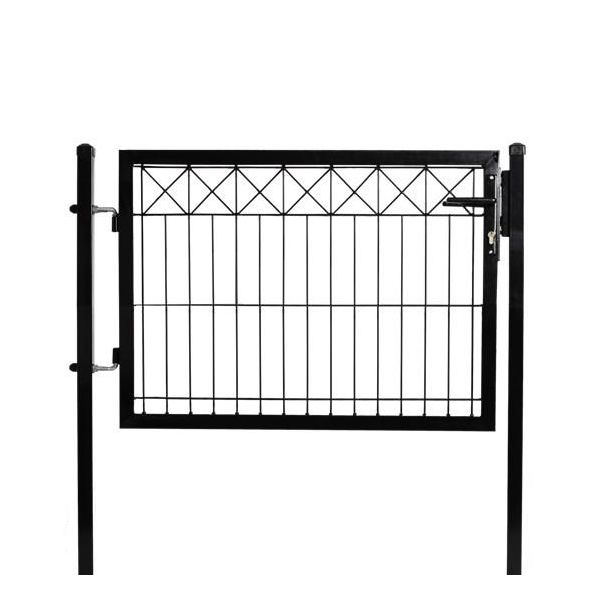 Grind Hortus 111-389 svart, inklusive stolpar 