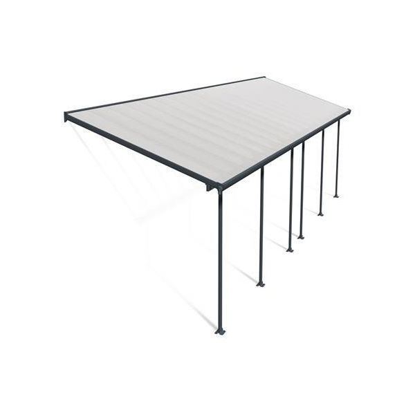 Terrasstak Palram Canopia Canopia Feria set 28,6 m2, antracitgrå