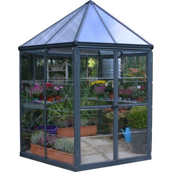 Växthus Palram Canopia Oasis 4 m2, sexkantigt 