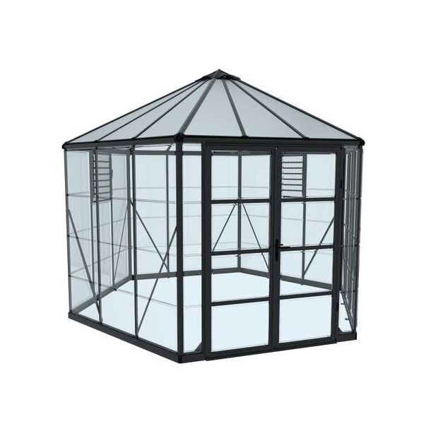 Växthus Palram Canopia Oasis 9 m2, sexkantigt 
