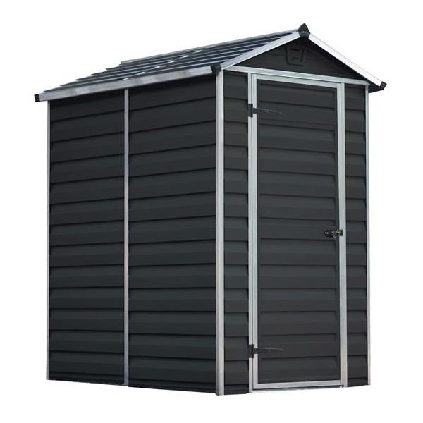 Skjul Palram Canopia Pent Skylight midnattsgrå 2,1 m2