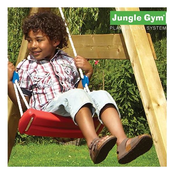 Gunga Jungle Gym Swing röd, komplett kit 