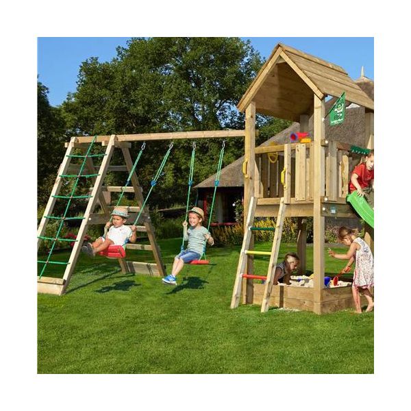 Lektorn Jungle Gym Club med klättermodul och rutschkana 