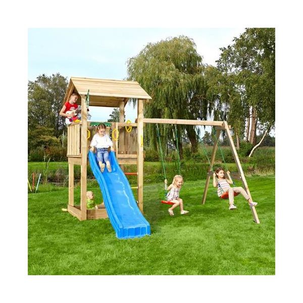 Lektorn Jungle Gym Casa med gunga och rutschkana 
