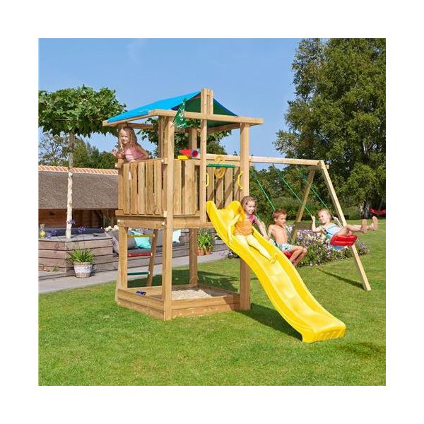 Lektorn Jungle Gym Hut med gunga 