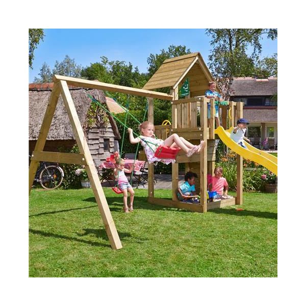 Lektorn Jungle Gym Cubby med gunga 