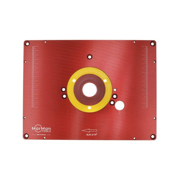 Indlægsskive MarMan Tools IP1.0-TP til fræsere, 306 x 229 x 9 mm 