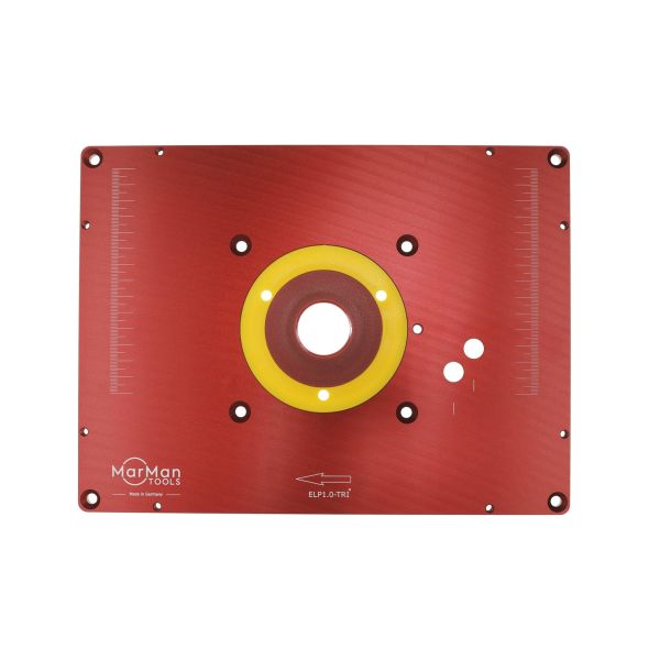 Indlægsskive MarMan Tools IP1.0-TRI til fræsere, 306 x 229 x 9 mm 