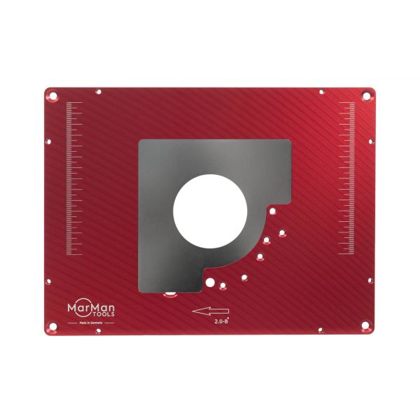 Indlægsskive MarMan Tools IP2.0-B til fræsere, 306 x 229 x 9 mm 