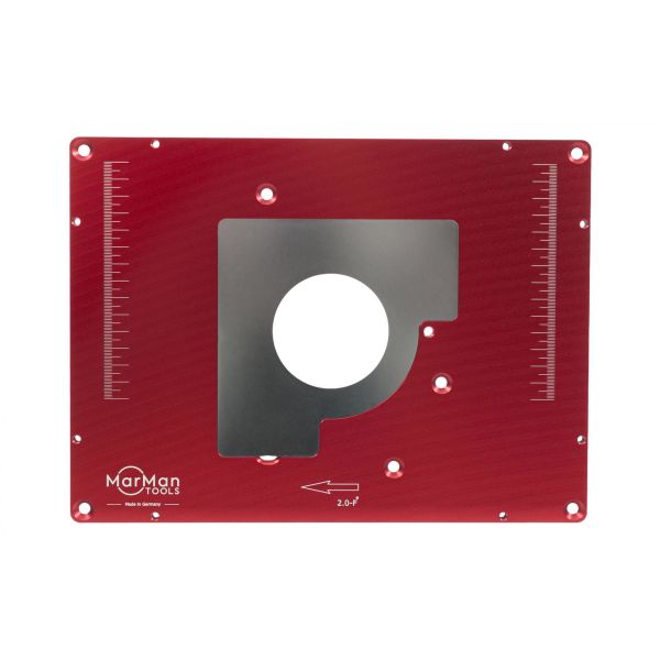Indlægsskive MarMan Tools IP2.0-F til fræsere, 306 x 229 x 9 mm 