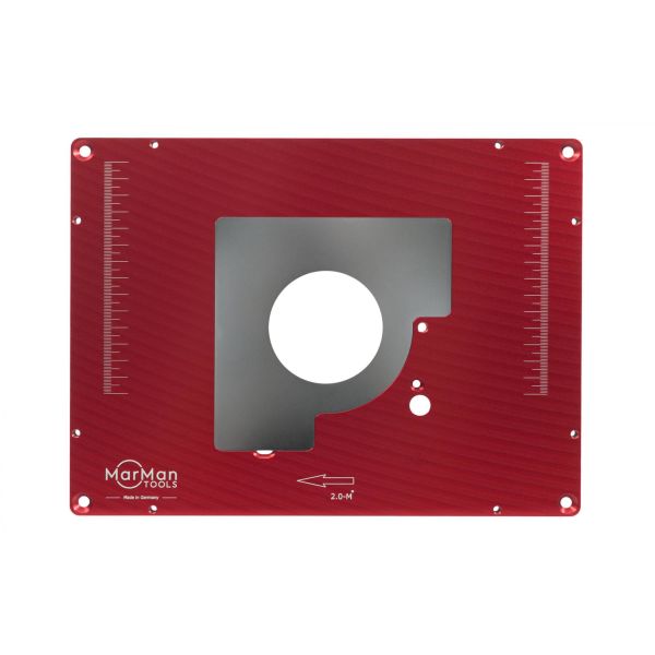 Indlægsskive MarMan Tools IP2.0-M til fræsere, 306 x 229 x 9 mm 