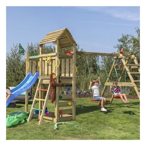 Lektorn Jungle Gym Safari med klätterställning och gungor 