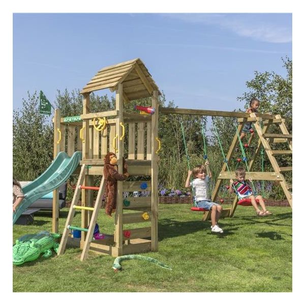 Lektorn Jungle Gym Safari med klätterställning och gungor 