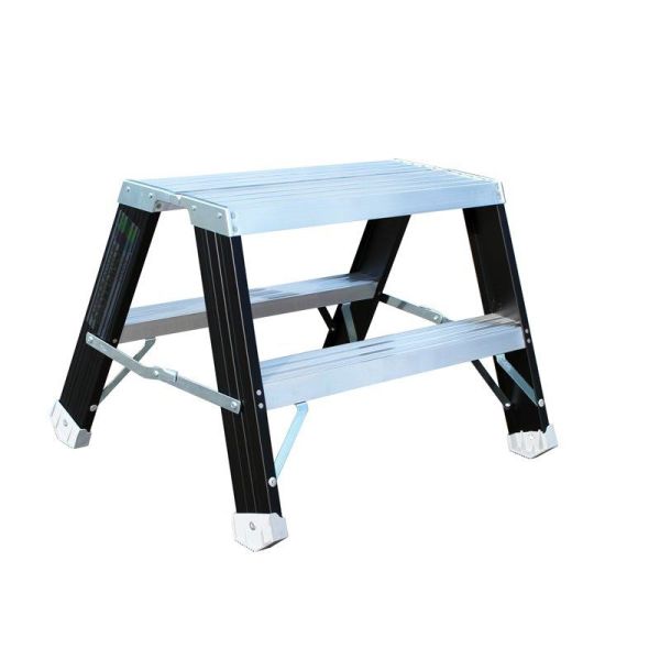 Arbejdsskammel Skeppshultstegen 862011 2 trin, 475 mm Sort